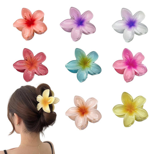 Stück blumen haarklammer - blumen,