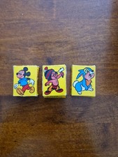 Walt Disney Stempel 3 Stück 70er Jahre - Micky Maus - Klopfer - Klein Adlerauge