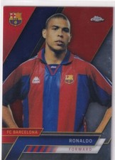 Topps Chrome FC Barcelona Fußball Karte No. 33 Ronaldo