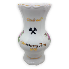 Weimar Porzellan Vase Katharina Glück Auf Entwässerung Peres 1976 Tagebau Kohle