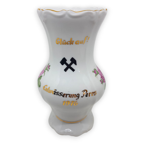 Weimar porzellan vase - porzellan,