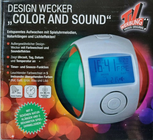 Design wecker color and sound - wecker,