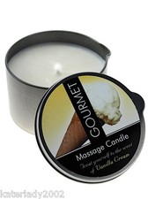 (80€/L) Gourmet MASSAGEKERZE Vanille - 200ml - Massageöl