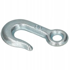 Stahlkette Haken verzinkt – Ösenhaken / Lasthaken für Kettenzug, Kettenhaken