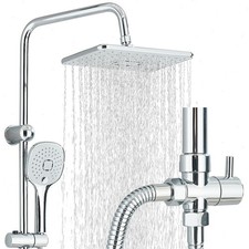 Chrom Duschset ohne Armatur