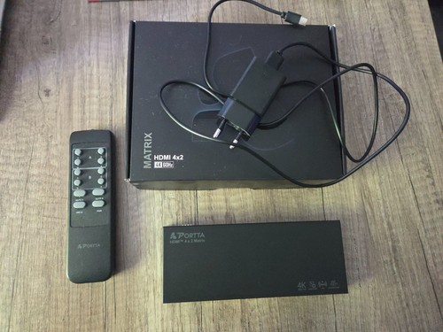 Portta hdmi matrix 4x2 - hdmi, 60hz