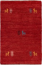 Perser Gabbeh Teppich Rot