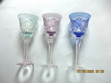 3 farbige RÖMER GLÄSER blau