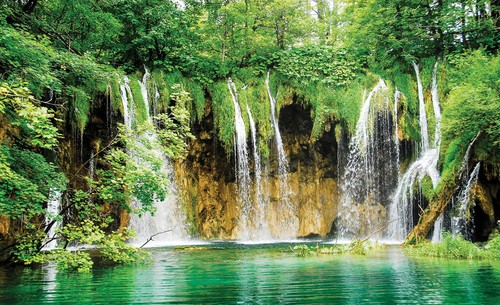 Wasserfall tapete vlies - 3d,