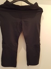 3/4 Laufhose, Gr. S, schwarz mit reflekt. Elementen 