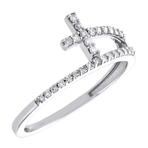 10k weißgold diamant damen - 10k,