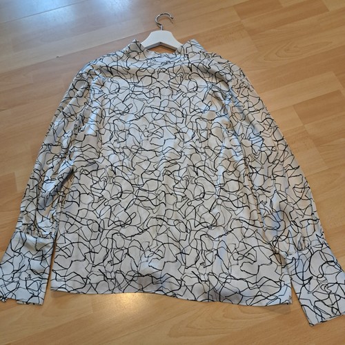 Heart seidenbluse m - i, gr.