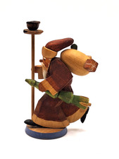 DDR Räuchermann Türke Sultan Räuchermännchen Erzgebirge Volkskunst Holzkunst 979