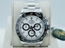 ROLEX 116500LN COSMOGRAPH DAYTONA STEEL WHITE PANDA DIAL 2023 FULL SET