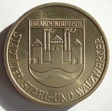 BRANDENBURG o.J., Stahl und Walzwerk, 35 mm (Hettstedt)