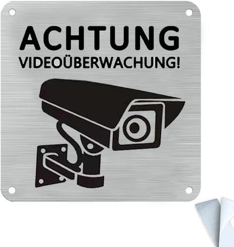 Videoüberwachungsschild