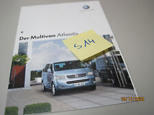 Prospekt und Preisliste VW Multivan Atlantis von ca. 2007 (S14)