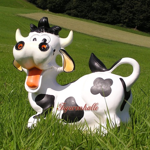 Lustige kuh bunt - lustige, tierfigur