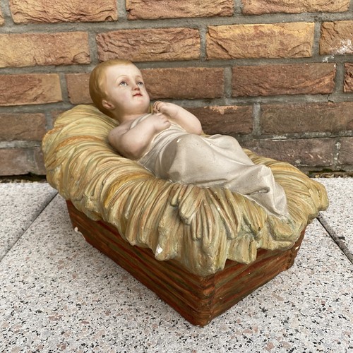 Große antike krippenfigur - große,
