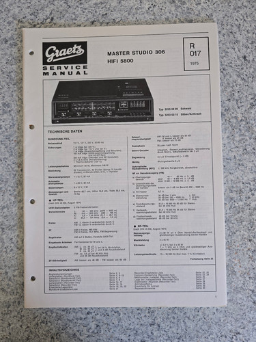 Original graetz service - original,