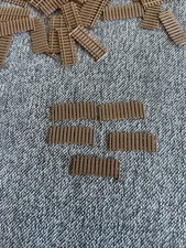 5x Zaun Braun H0 1:87 Modelleisenbahn Landschaft Miniatur Modell Bau Deko