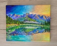 Art Gemälde Abstrakt Acryl