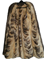 Wintermantel Pelzmantel kuscheliges echt Pelz Innenfutter 38 40 M khaki grün