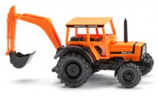 Wiking 038603 Deutz-Fahr DX 4.70, kommunal mit BaggerSchaufel, 1:87 H0, NEU