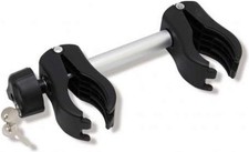 Fahrrad Rahmenklemme Rahmenhalter 18cm Schwarz Silber für Diamant SG2 - Pro User