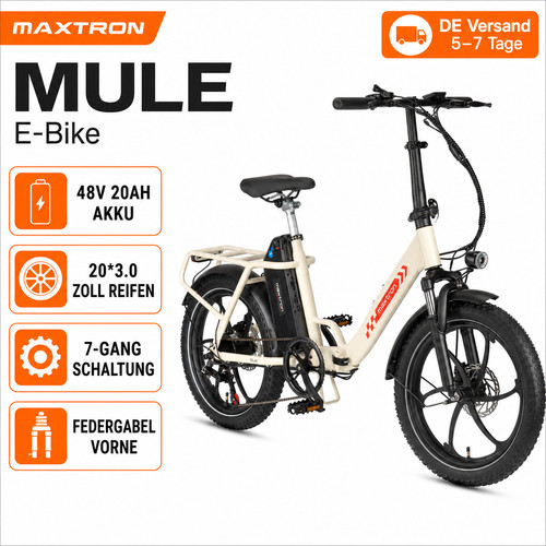 Maxturn mule bike klapprad - maxturn,