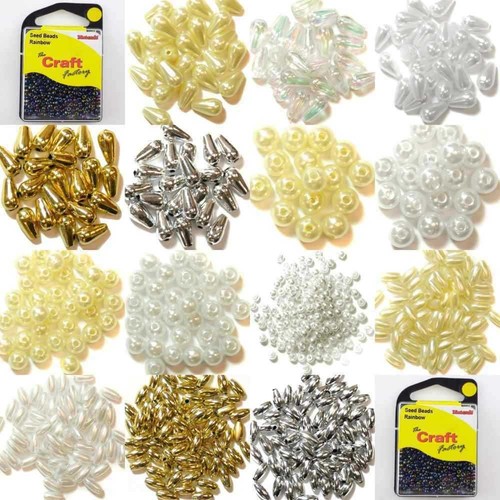 Runde tropfen perlen gold - runde,