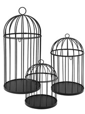 Metall Deko Vogelkäfige im