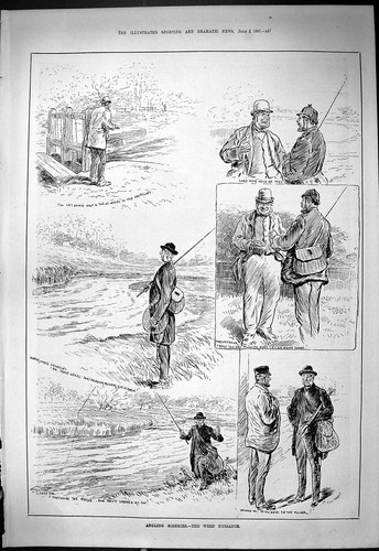 Alter antiker druck 1887 - antiker,