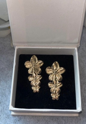 Goldfarbige ohrringe - goldfarbige,