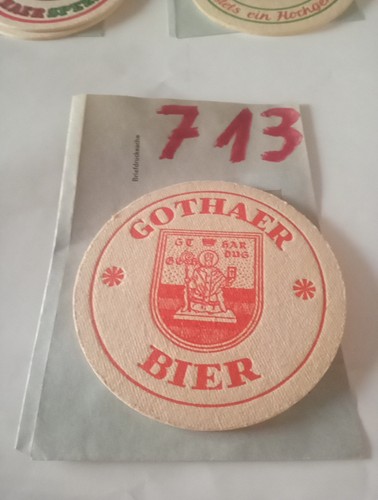 Stück ddr bierdeckel veb - 1, bierdeckel,