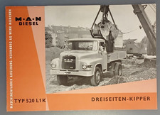 Prospekt MAN TYP 520 LK Dreiseiten-Kipper