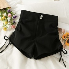 Ladies stretch waist shorts - waist,