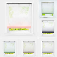 Voile Raffrollo ohne Bohren