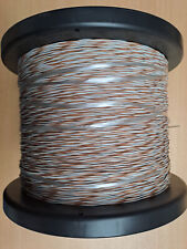 750 Meter Schaltdraht, Rangierdraht, Z-Draht H2x0,5/1,05 V2 ws/br.