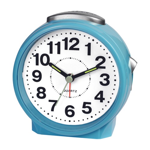 Wecker analog blau snooze - wecker,