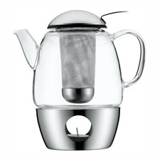 WMF Tee-Set SmarTea 3-teilig Teekanne, Teesieb und Stövchen