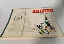 alt Musterbuch Katalog Druckerei Theyer Etiketten  Wein Rotwein Weisswein 1967