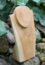 Schmuck Büste natur Holzbüste Schmuckbüste Kettendisplay Aufsteller Kettenbüste