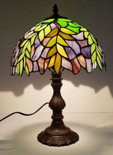 Stilarts Tiffany Stand Tisch Lampe Tischlampe Tischleuchte Tiffanylampe 44x31cm