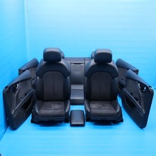 Audi A7 4G C7 Lederausstattung S-LINE Alcantara Sportsitze Memory SCHWARZ Orig.