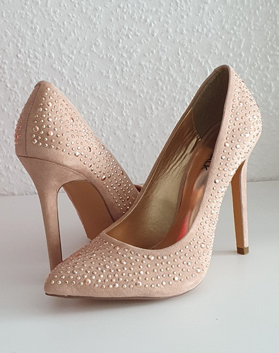Sexy high heels studded pumps - high,