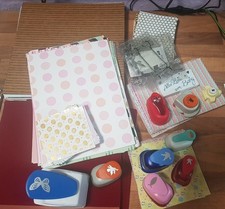 XXL BASTELPAKET, Stempel, STANZER, 500 X Designpapier