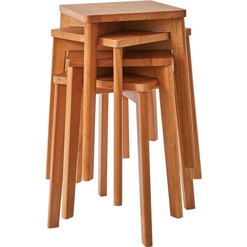 Set mit holzstapelsesseln - mit,