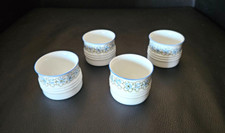 4 Eierbecher, Melitta Friesland Jeverland Comtesse, Retro Vintage