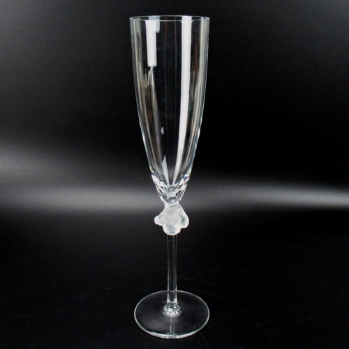 Lalique sektglas serie roxane - lalique,